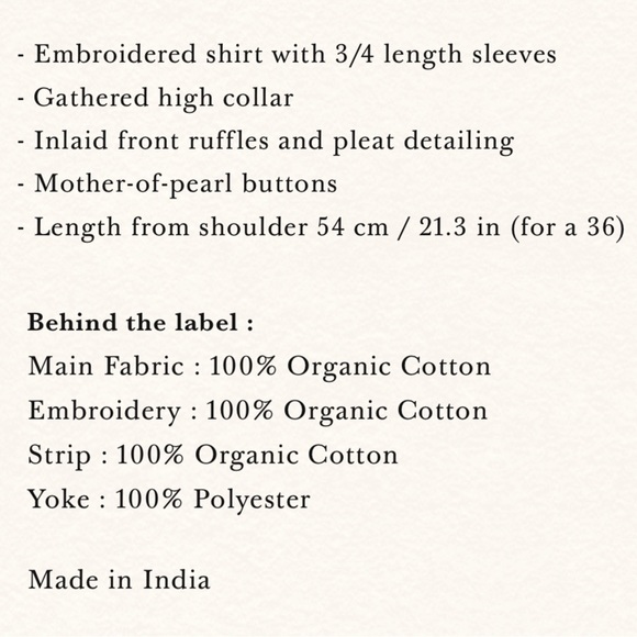 SEZANE White Floral Eyelet Embroidered Pleated Lace Ruffle Bell Sleeve Nele Top - Picture 16 of 17